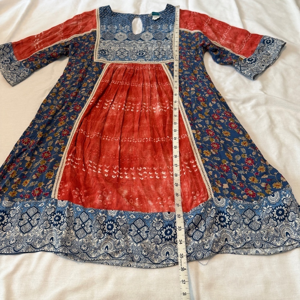 Sundance Xs Floral Patchwork Mini Shift Dress ~ B… - image 5